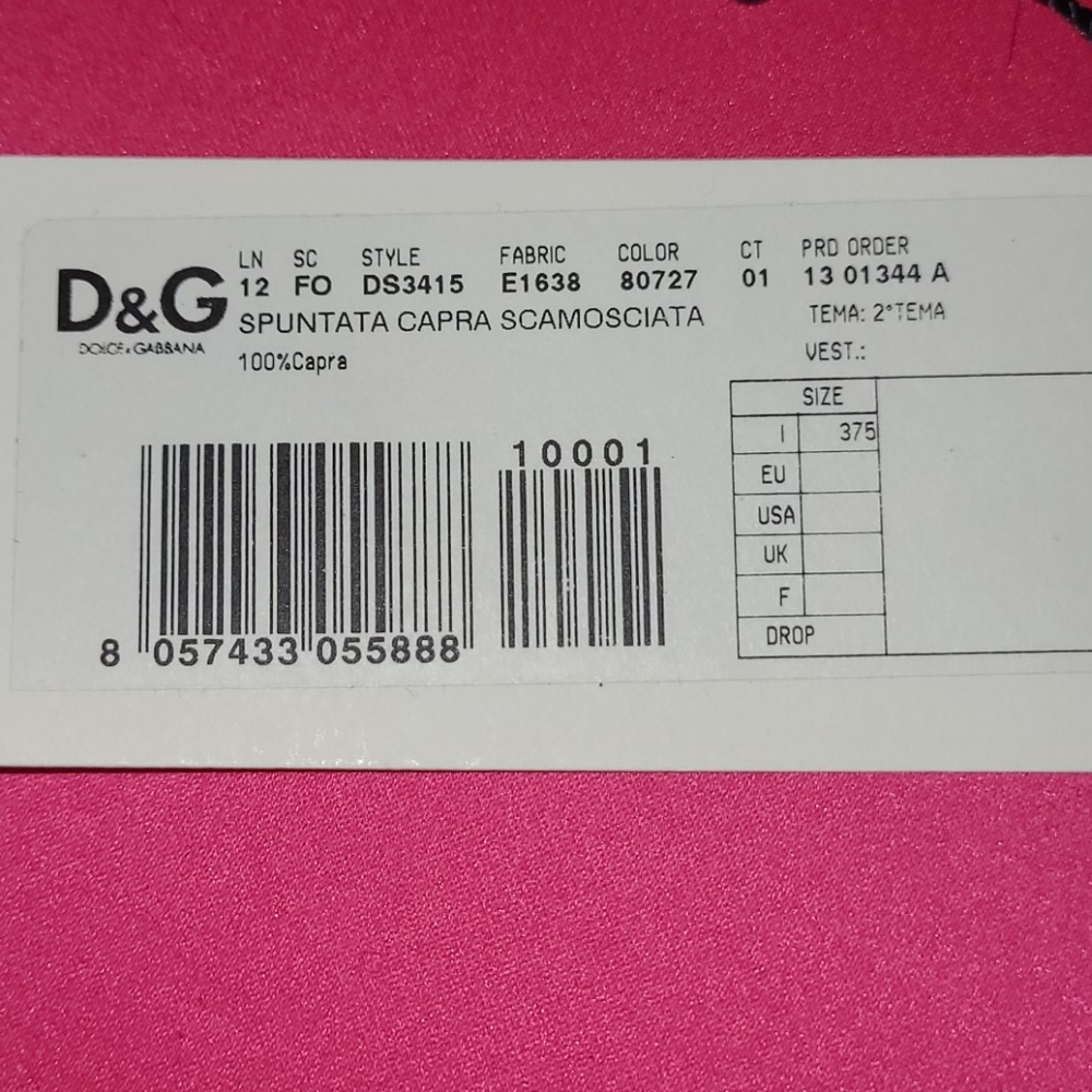 D&G heels, 4 in high, sz 37.5 - Picture 8 of 9